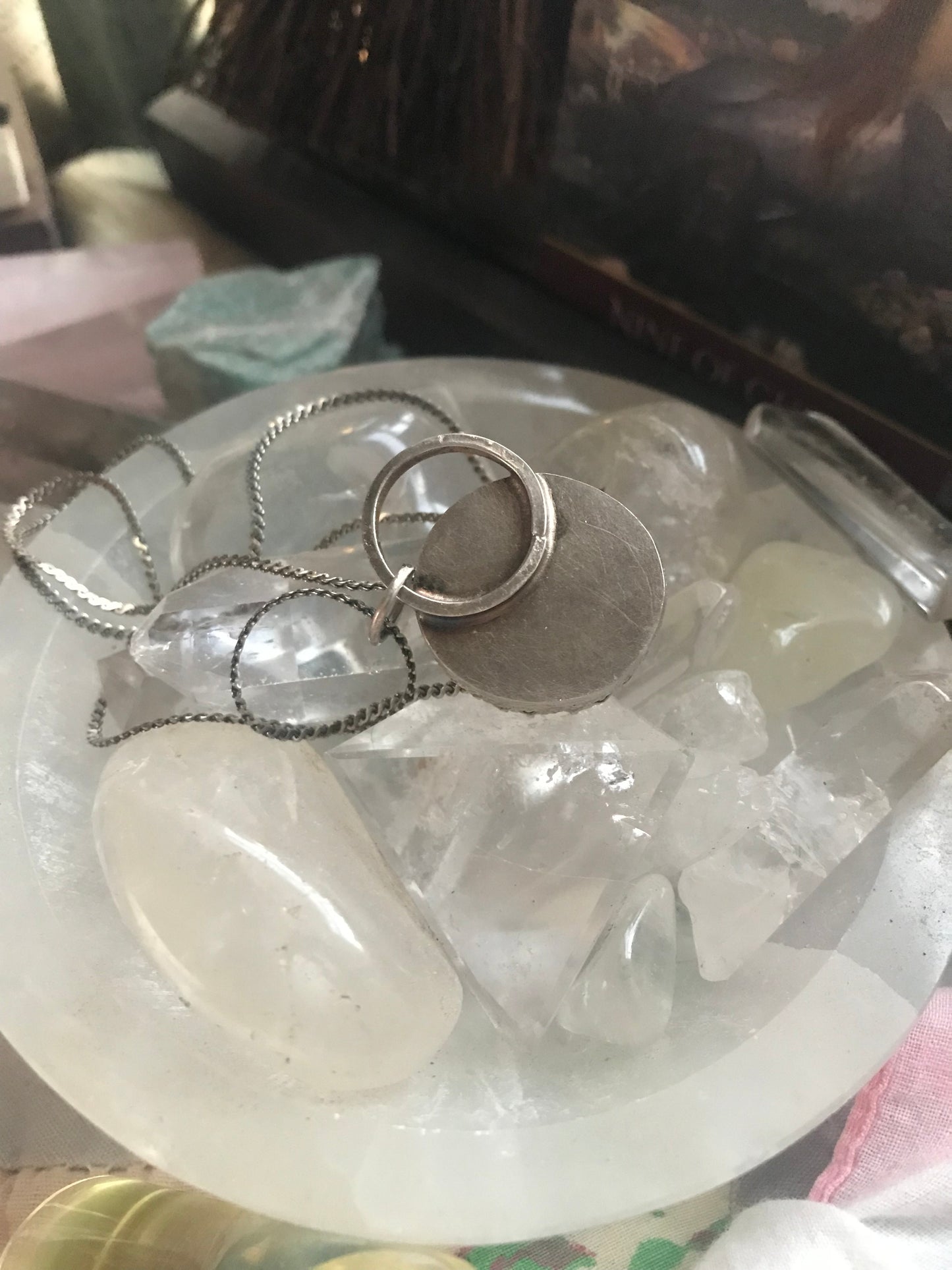 Sterling Silver 12.3 ct Amethyst Pendant